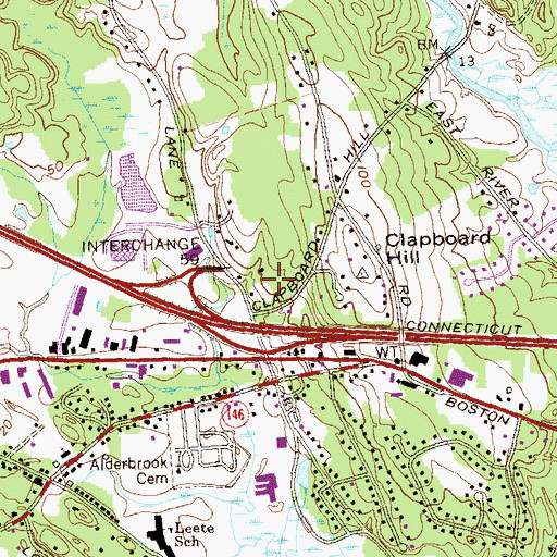 Topographic Map of Yale - New Haven Shoreline Medical Center, CT