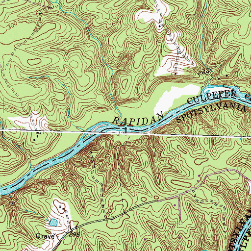 Topographic Map of Gills Run, VA