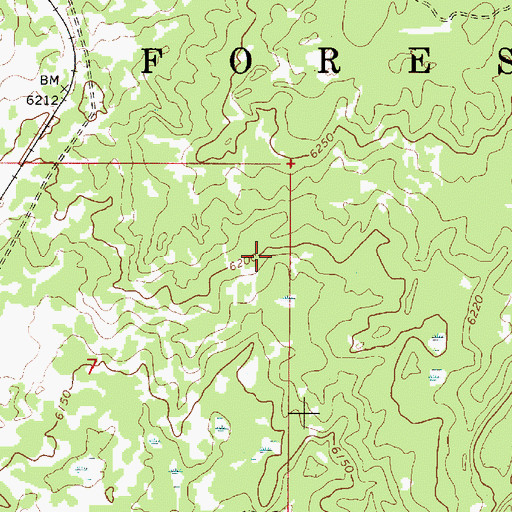 Topographic Map of Island Park Caldera, ID