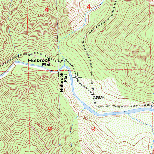Topographic Map of Golden Quartz Picnic Area, CA
