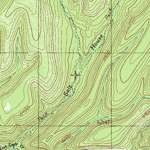 Topographic Map of Chitty Canyon, AZ