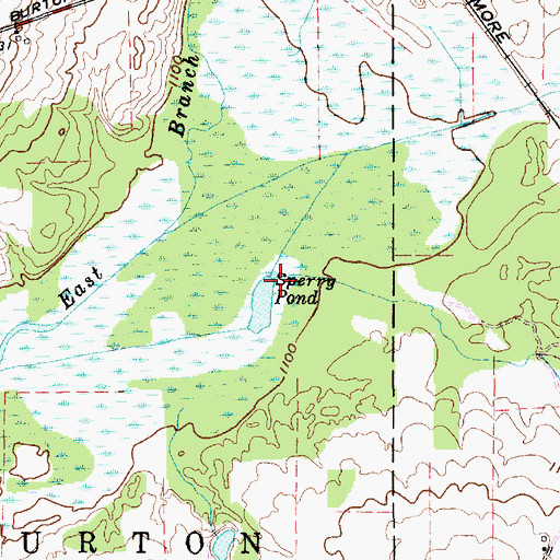 Topographic Map of Wilkum Creek, OH