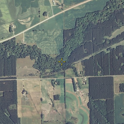 Aerial/Satellite Image of Fowler Creek, WI