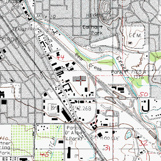 Topographic Map of Hansen Creek, OR