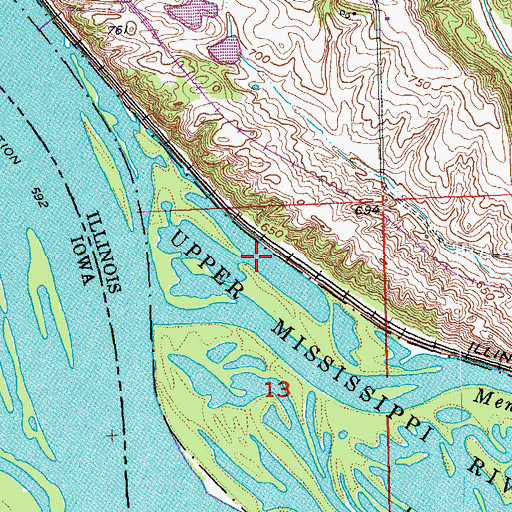 Topographic Map of Stone Lake, IL
