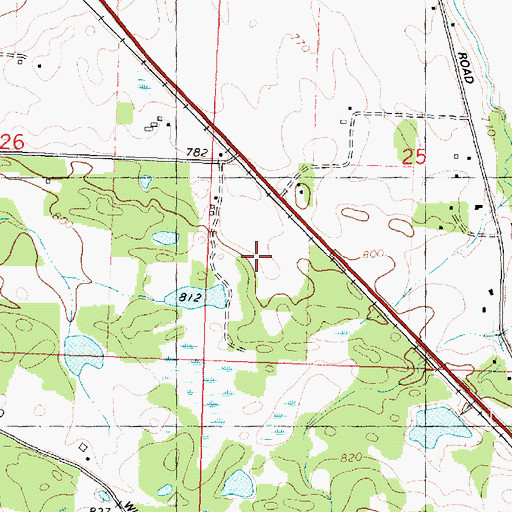 Topographic Map of Earth Star Flats, IL