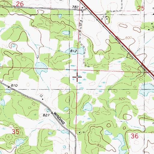 Topographic Map of Big Marsh, IL