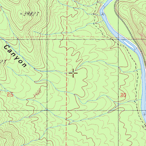 Topographic Map of Chico Flat, CA