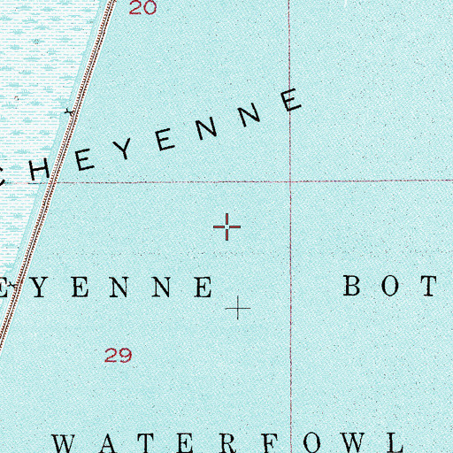 Topographic Map of Pool 1B, KS