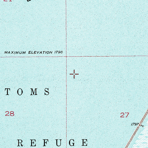 Topographic Map of Pool 1A, KS