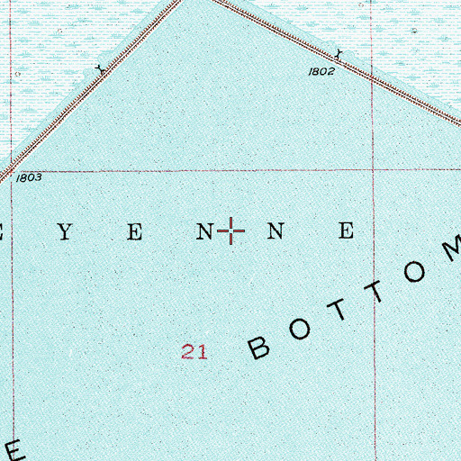 Topographic Map of Pool 1C, KS