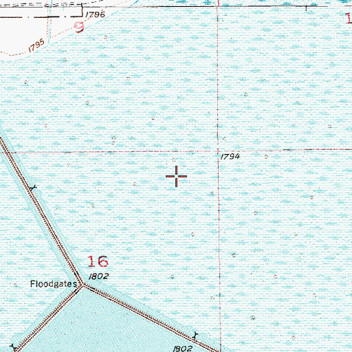 Topographic Map of Pool 3A, KS