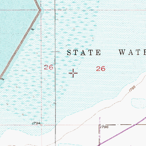 Topographic Map of Pool 4B, KS