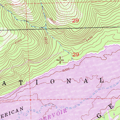 Topographic Map of Poppy Campground, CA