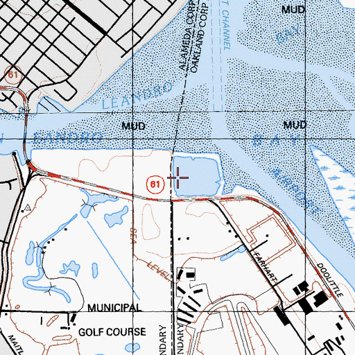 Topographic Map of Doolittle Pond, CA