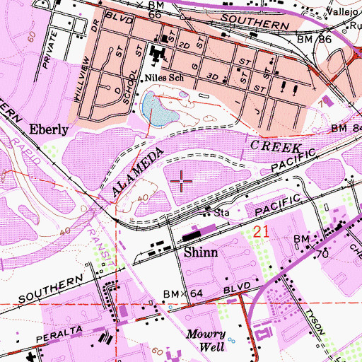 Topographic Map of Kaiser Pond, CA