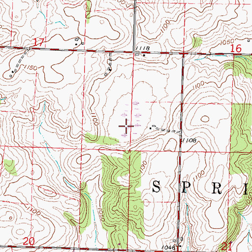 Topographic Map of Dahmen Pond, WI