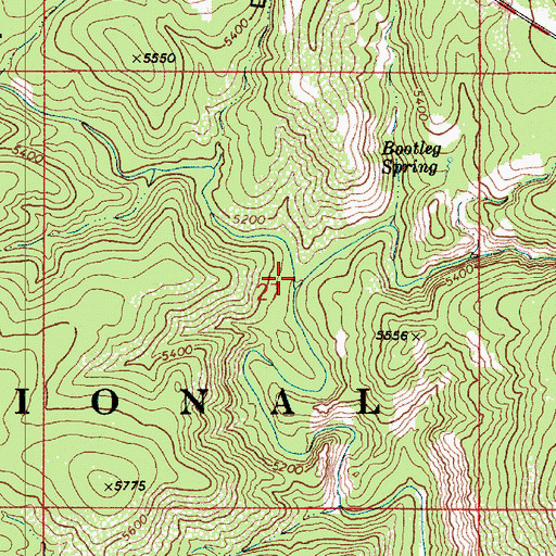 Topographic Map of Christopher Creek, AZ