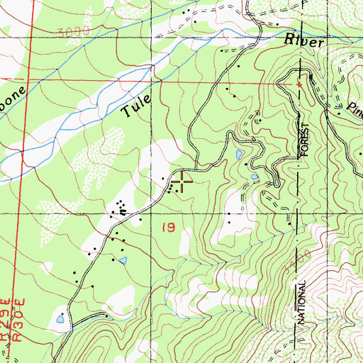 Topographic Map of Osborne Ranch, CA