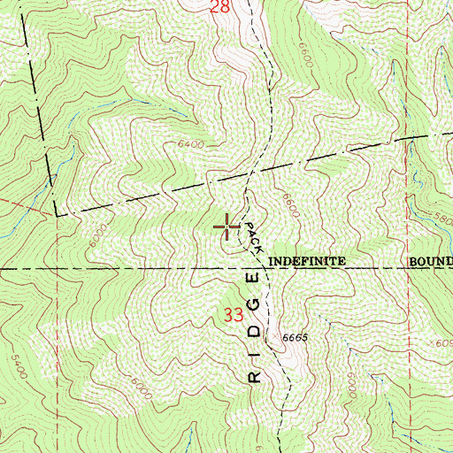 Topographic Map of Smoke Howe Trail, CA