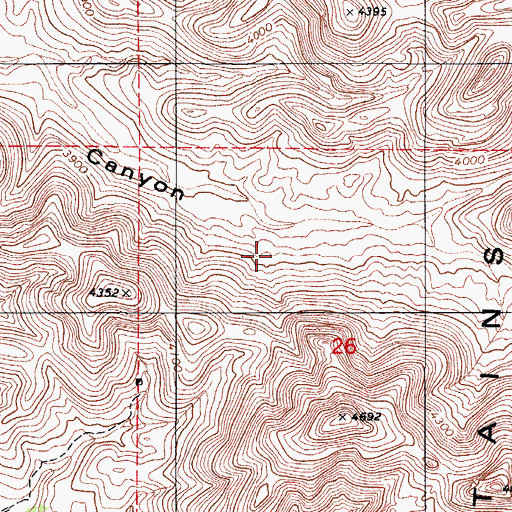 Topographic Map of Cienagita Spring, AZ