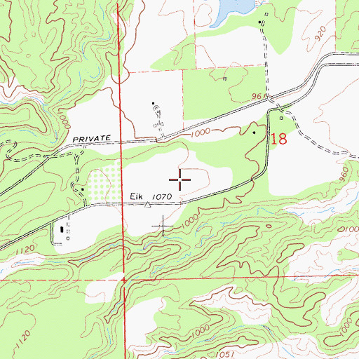 Topographic Map of Butler Landing Strip (historical), CA