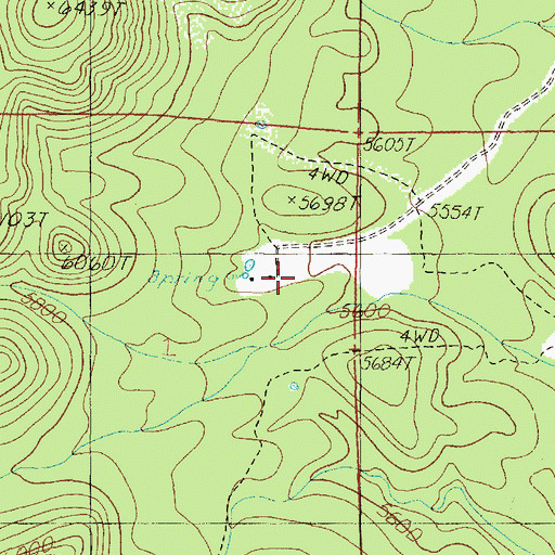 Topographic Map of Cienega Ranch, AZ