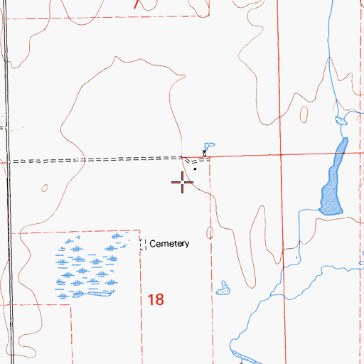 Topographic Map of Turner Ranch, CA
