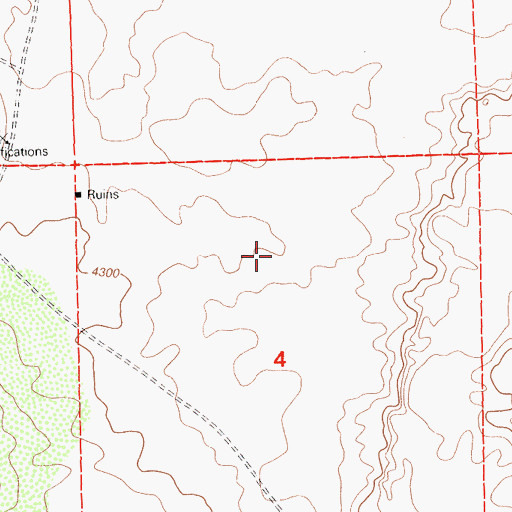 Topographic Map of Area of Modoc War Fortifications, CA