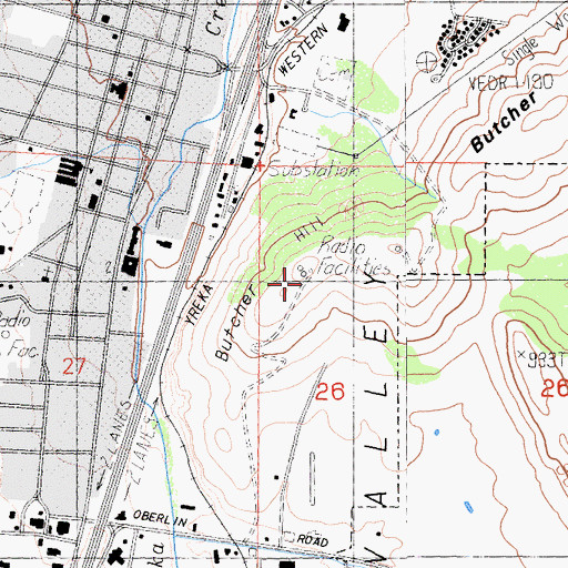 Topographic Map of P.P. and L. Radio Repeater Station, CA