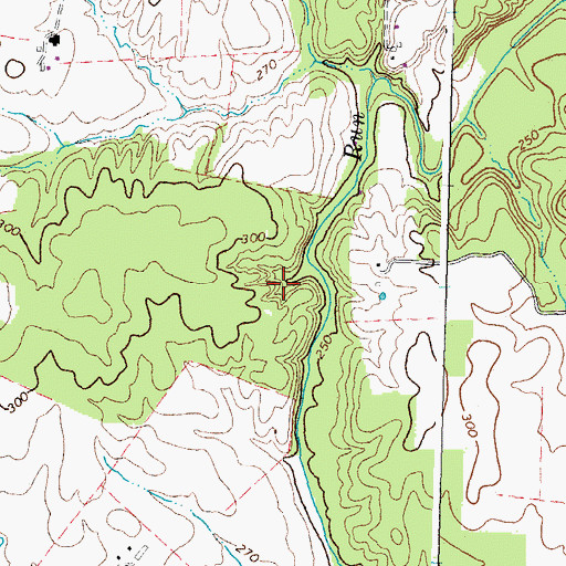 Topographic Map of Rock Ridge High School, VA