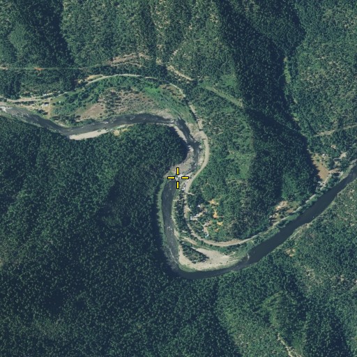 Aerial/Satellite Image of Savage Rapids, CA
