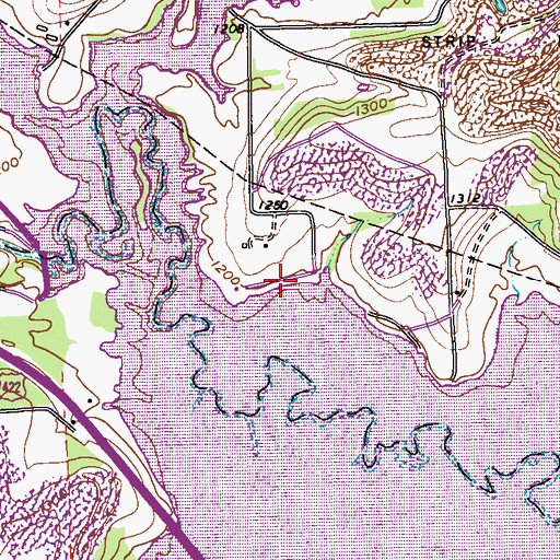 Topographic Map of Lakeview Beach, PA