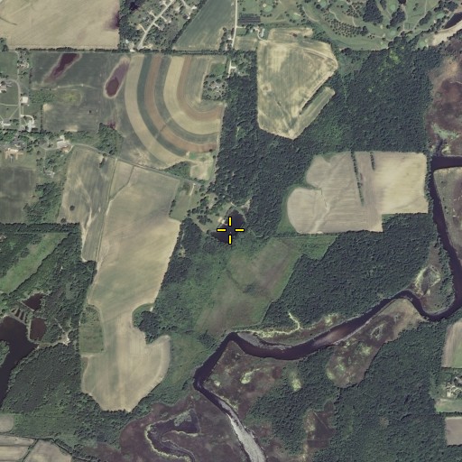 Aerial/Satellite Image of Norris Pond, WI