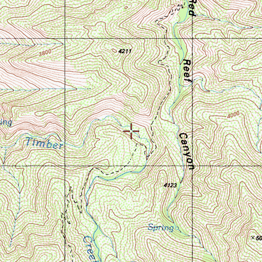 Topographic Map of Horsethief, CA