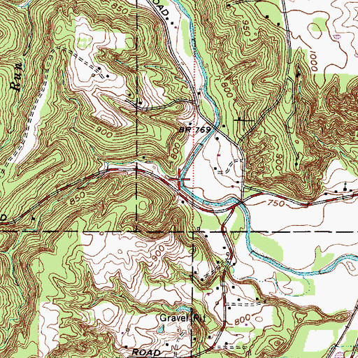 Topographic Map of Furnace Run South, OH