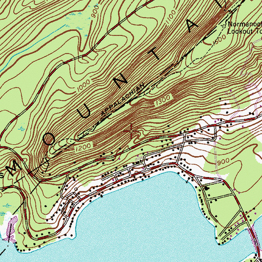 Topographic Map of Big Muckshaw Pond, NJ
