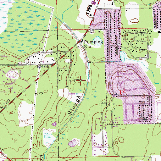 Topographic Map of Lake Henrietta, FL