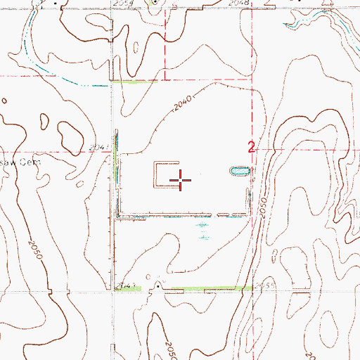 Topographic Map of Adams County Waterfowl Production Area, NE