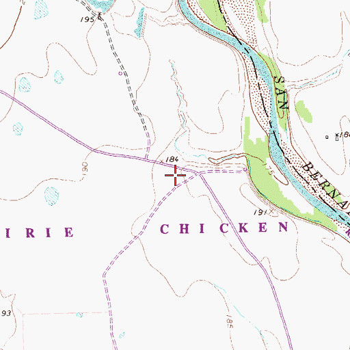 Topographic Map of Attwater Prairie Chicken National Wildlife Refuge, TX