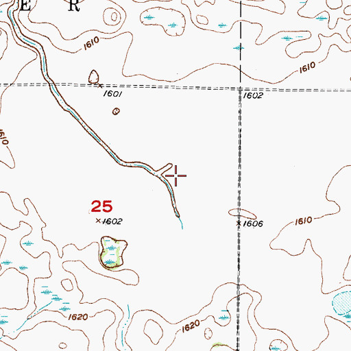 Topographic Map of Benson County Waterfowl Production Area, ND