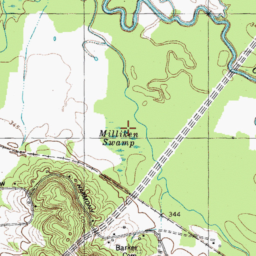 Topographic Map of Clarks River National Wildlife Refuge, KY