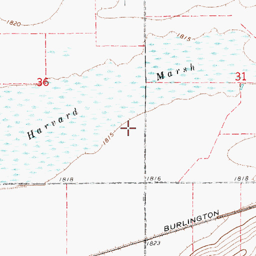 Topographic Map of Clay County Waterfowl Production Area, NE