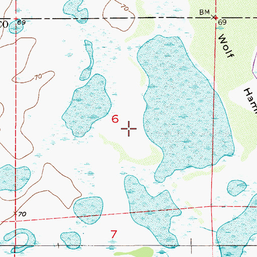 Topographic Map of Everglades Headwaters National Wildlife Refuge and Conservation Area, FL