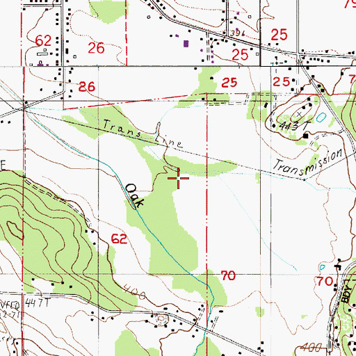 Topographic Map of Farm Service Agency Interest of Oregon, OR