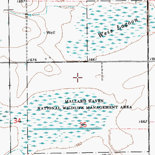 Topographic Map of Filmore County Waterfowl Production Area, NE