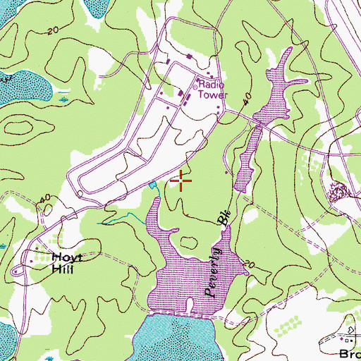 Topographic Map of Great Bay National Wildlife Refuge, NH