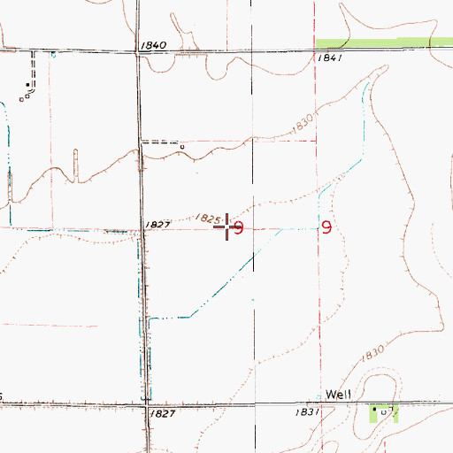 Topographic Map of Hamilton County Waterfowl Production Area, NE