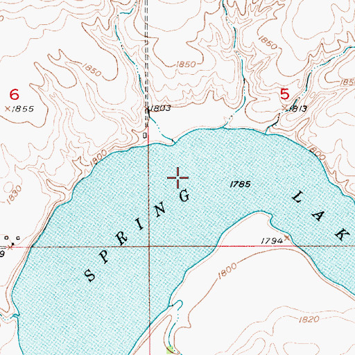 Topographic Map of Hand County Waterfowl Production Area, SD
