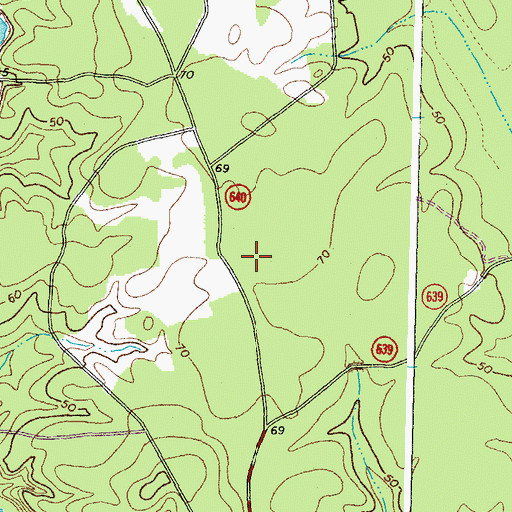 Topographic Map of James River National Wildlife Refuge, VA